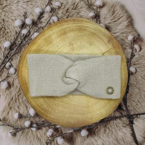 bamboo twisted headband beige
